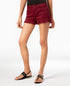 Vanilla Star Juniors Frayed Ripped Denim Shorts